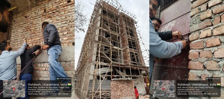 अवैध निर्माण पर एमडीडीए की सख्त कार्रवाई, ऋषिकेश में बहुमंजिला भवन सील